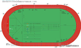 400米標(biāo)準(zhǔn)跑道尺寸、300米跑道尺寸、200米跑道尺寸具體參數(shù)